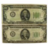 Series 1934 Green Seal $100 Federal Reserve Note Series 1934 Green Seal $100 Federal Reserve Note