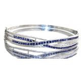 Stunning 3.41 ct Sapphire & Diamond Bracelet Stunning 3.41 ct Sapphire & Diamond Bracelet