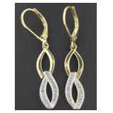 Diamond Accent Designer Earrings Diamond Accent Designer Earrings