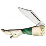 ROUGH RYDER RR2033 SMALL LEG MALACHITE KNIFE ROUGH RYDER RR2033 SMALL LEG MALACHITE KNIFE