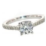 14k Gold Brilliant 1.23 ct Lab Diamond Ring 14k Gold Brilliant 1.23 ct Lab Diamond Ring