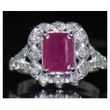 14k Gold 2.06 ct Ruby & Diamond Ring 14k Gold 2.06 ct Ruby & Diamond Ring