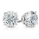 14kt Gold 4.05 ct VS XXX Lab Diamond Stud Earrings 14kt Gold 4.05 ct VS XXX Lab Diamond Stud Earrings