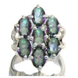 Natural 3.91 ct Rainbow Mystic Topaz Ring Natural 3.91 ct Rainbow Mystic Topaz Ring
