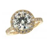 14k Gold Brilliant 2.96 ct VS Lab Diamond Ring 14k Gold Brilliant 2.96 ct VS Lab Diamond Ring