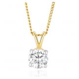 14kt Gold Brilliant 2.20 ct Lab Diamond Pendant 14kt Gold Brilliant 2.20 ct Lab Diamond Pendant