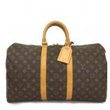 Louis Vuitton Keepall 45 Boston Travel Hand Bag Louis Vuitton Keepall 45 Boston Travel Hand Bag