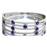 Quality 5.00 ct Sapphire Bangle Bracelet Quality 5.00 ct Sapphire Bangle Bracelet