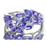 Quality 2.28 ct Tanzanite Dinner Ring Quality 2.28 ct Tanzanite Dinner Ring