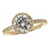 14k Gold Brilliant 1.78 ct VS Lab Diamond Ring 14k Gold Brilliant 1.78 ct VS Lab Diamond Ring