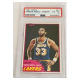 Vintage 1981-82 Topps #20 Kareem Abdul-Jabbar Card Vintage 1981-82 Topps #20 Kareem Abdul-Jabbar Card