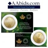 1 oz Gold Maple Leaf - Single Source Random Date 1 oz Gold Maple Leaf - Single Source Random Date