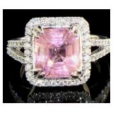 14kt Gold 6.14 ct Tourmaline & Diamond Ring 14kt Gold 6.14 ct Tourmaline & Diamond Ring