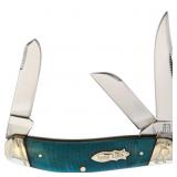 ROUGH RYDER RR2116 BLACK & BLUE SOWBELLY TRAPPER ROUGH RYDER RR2116 BLACK & BLUE SOWBELLY TRAPPER