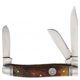 QUEEN QN014 STOCKMAN SAWCUT BONE POCKET KNIFE QUEEN QN014 STOCKMAN SAWCUT BONE POCKET KNIFE