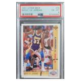 Vintage 1991 Upper Deck #34 Magic vs Jordan Card Vintage 1991 Upper Deck #34 Magic vs Jordan Card