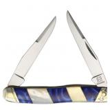 ROUGH RYDER RR2025 BLUE OCEAN MUSKRAT KNIFE ROUGH RYDER RR2025 BLUE OCEAN MUSKRAT KNIFE