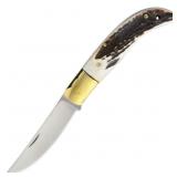 FOX-N-HOUND FH623X STAG FOLDER KNIFE W/SHEATH FOX-N-HOUND FH623X STAG FOLDER KNIFE W/SHEATH