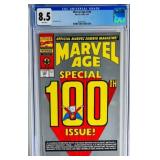 Vintage 1991 Marvel Age #100 Comic Book Vintage 1991 Marvel Age #100 Comic Book