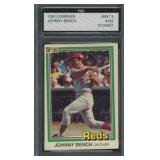 Vintage 1981 Donruss Johnny Bench #182 Card Vintage 1981 Donruss Johnny Bench #182 Card
