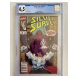 Vintage 1990 Marvel Silver Surfer #v3 #40 Comic Vintage 1990 Marvel Silver Surfer #v3 #40 Comic