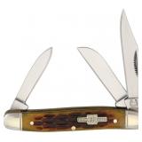 Rough Ryder RR194 Small Stockman Amber Bone Knife Rough Ryder RR194 Small Stockman Amber Bone Knife