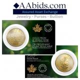1 oz Gold Maple Leaf - Single Source Random Date 1 oz Gold Maple Leaf - Single Source Random Date