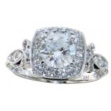 14kt White Gold 1.57 ct Round Diamond Ring 14kt White Gold 1.57 ct Round Diamond Ring