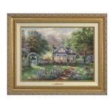Springtime Memories Gold Frame Canvas by Kinkade Springtime Memories Gold Frame Canvas by Kinkade