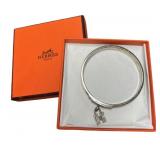 Hermes H Lock Bangle Bracelet Hermes H Lock Bangle Bracelet