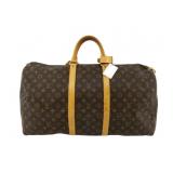 Louis Vuitton Monogram Keepall 55 Boston Bag Louis Vuitton Monogram Keepall 55 Boston Bag