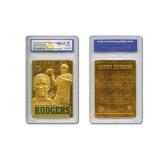 2008 Aaron Rodgers 23KT Gold Card 2008 Aaron Rodgers 23KT Gold Card