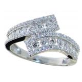 Elegant 1.00 ct VS Lab Diamond Bypass Ring Elegant 1.00 ct VS Lab Diamond Bypass Ring