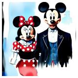 American Gothic Mouse Hand Signed by Charis American Gothic Mouse Hand Signed by Charis