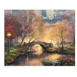 Central Park in the Fall by Thomas Kinkade Central Park in the Fall by Thomas Kinkade