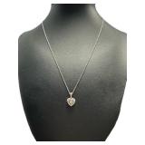 Heart Shape Diamond Necklace Heart Shape Diamond Necklace