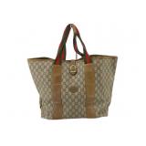 GUCCI GG Sherry Line Supreme Boston Bag GUCCI GG Sherry Line Supreme Boston Bag
