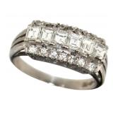 Platinum 1.04 ct Brilliant Natural Diamond Ring Platinum 1.04 ct Brilliant Natural Diamond Ring