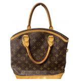 Louis Vuitton Monogram Lockit Tote Handbag Louis Vuitton Monogram Lockit Tote Handbag
