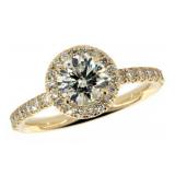 14k Gold 1.40 ct Round Brilliant Diamond Ring 14k Gold 1.40 ct Round Brilliant Diamond Ring