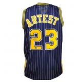Autographed Ron Artest Indiana Basketball Jersey Autographed Ron Artest Indiana Basketball Jersey