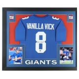 Autographed Daniel Jones Custom Framed Jersey Autographed Daniel Jones Custom Framed Jersey
