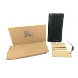 Burberrry Black Leather Designer Long Wallet Burberrry Black Leather Designer Long Wallet