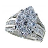 14kt Gold Pear Cut 3.50 ct Diamond Ring 14kt Gold Pear Cut 3.50 ct Diamond Ring