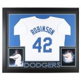 Jackie Robinson Custom Framed Jersey Jackie Robinson Custom Framed Jersey