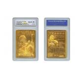 23K Gold Joe Montana 49ers Card 23K Gold Joe Montana 49ers Card