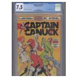 Vintage 1976 Captain Canuck #3 Comic Book Vintage 1976 Captain Canuck #3 Comic Book