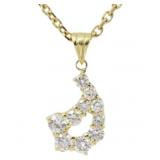 18k Gold 1.00 ct VVS Natural Diamond Necklace 18k Gold 1.00 ct VVS Natural Diamond Necklace