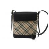 Burberry Nova Check Saffiano Shoulder Bag Burberry Nova Check Saffiano Shoulder Bag