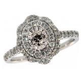 14k Gold 1.00 ct Antique Style Diamond Ring 14k Gold 1.00 ct Antique Style Diamond Ring